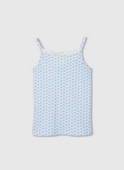 -T-shirt fille en maille imprimée