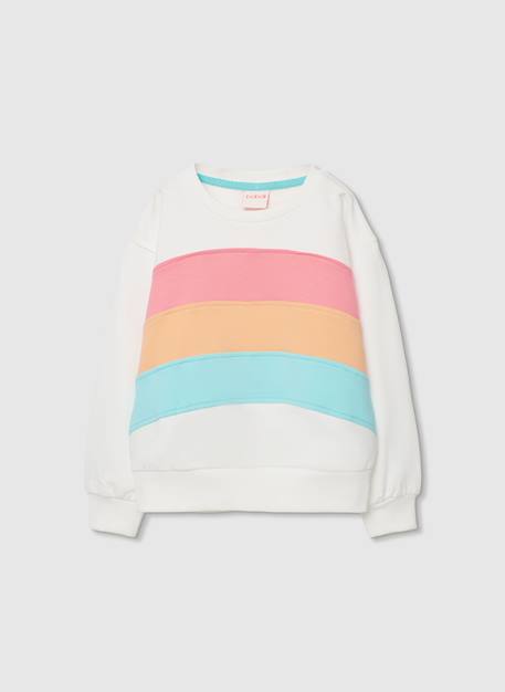 Sweatshirt fille coton  - vertbaudet enfant