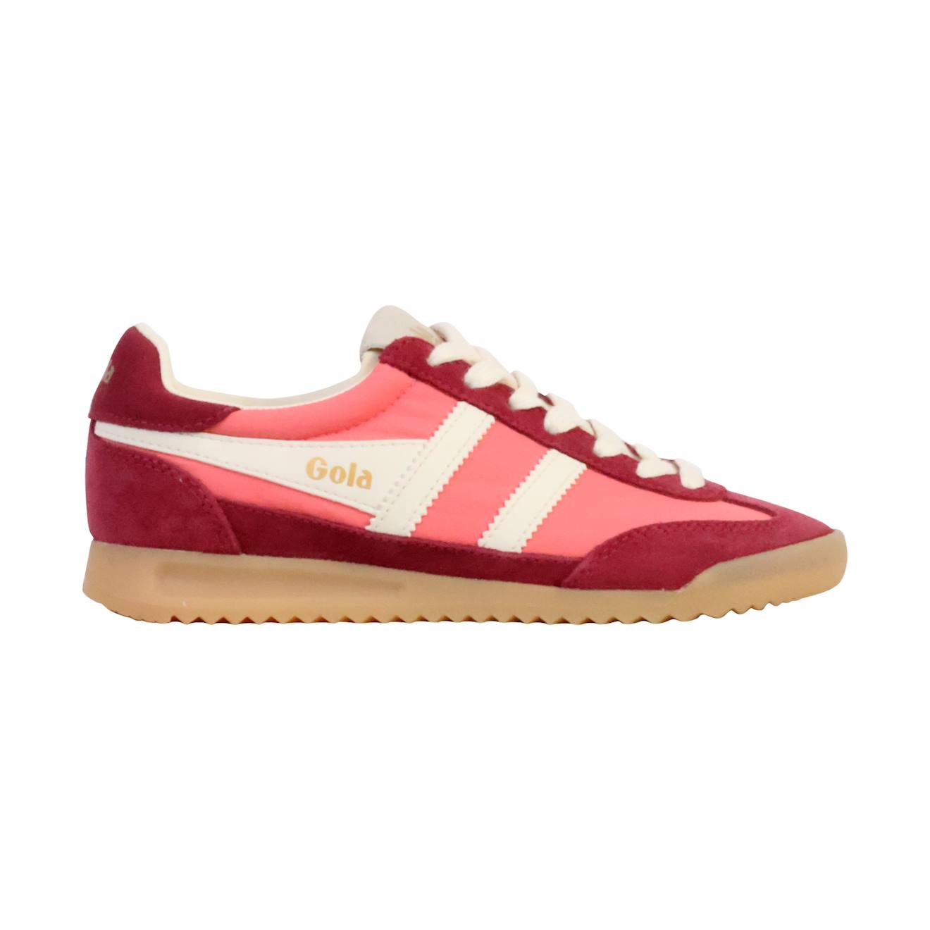 Baskets Basses À Lacets Bubblegum Cerise Off White
