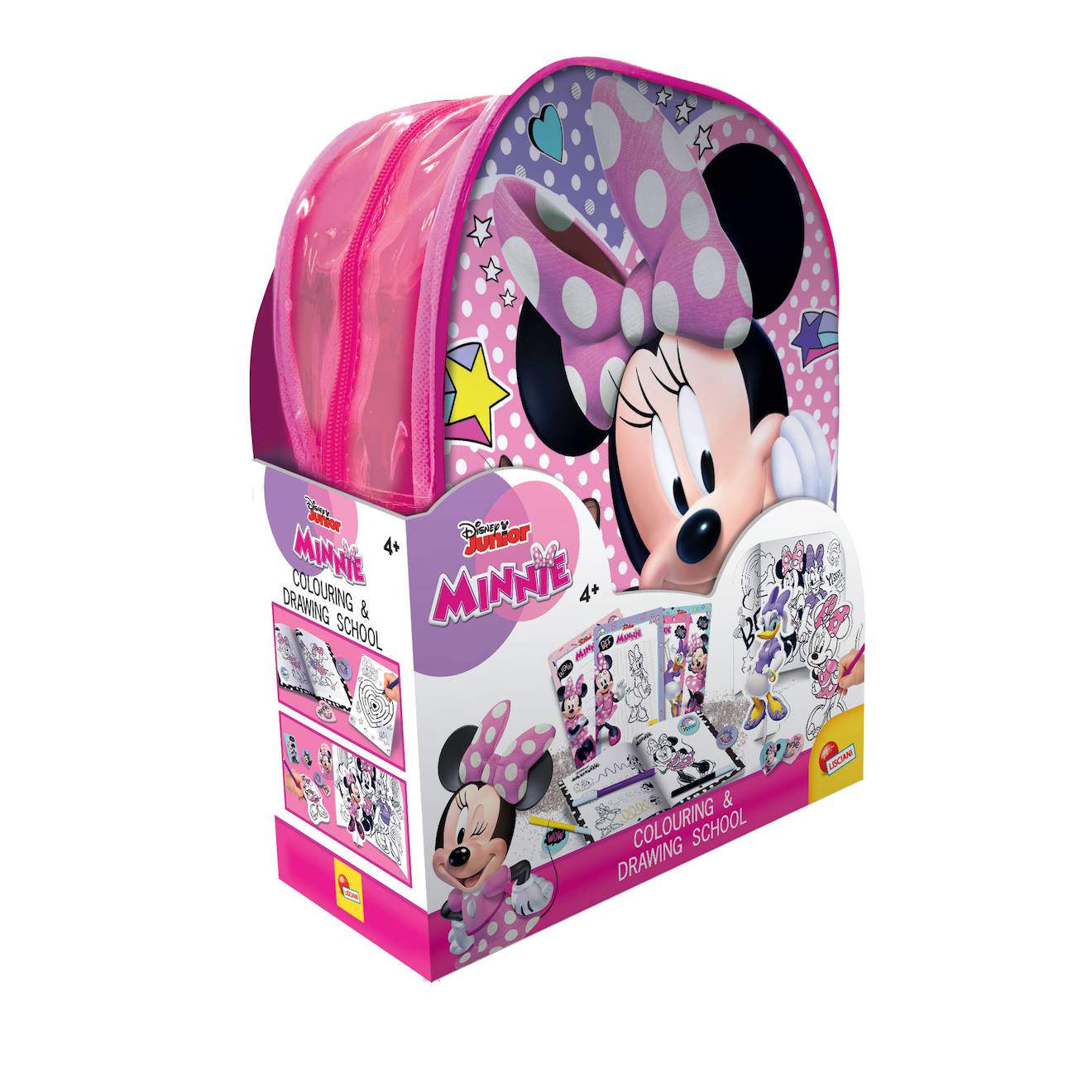 Sac À Dos École De Dessin Et De Coloriage Minnie - Kit Créatif Complet Multicolore