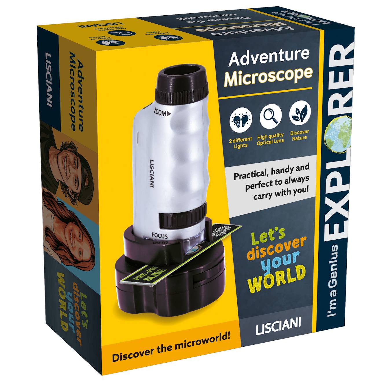 Micro-microscope Portable Display Pour Enfants Multicolore