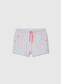 -Short en molleton imprimé