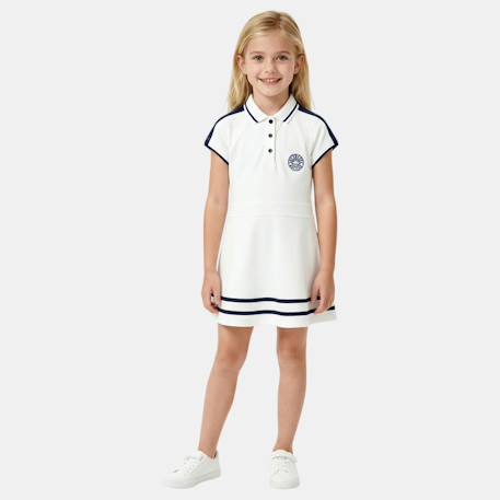 Robe fille style polo manches courtes  - vertbaudet enfant