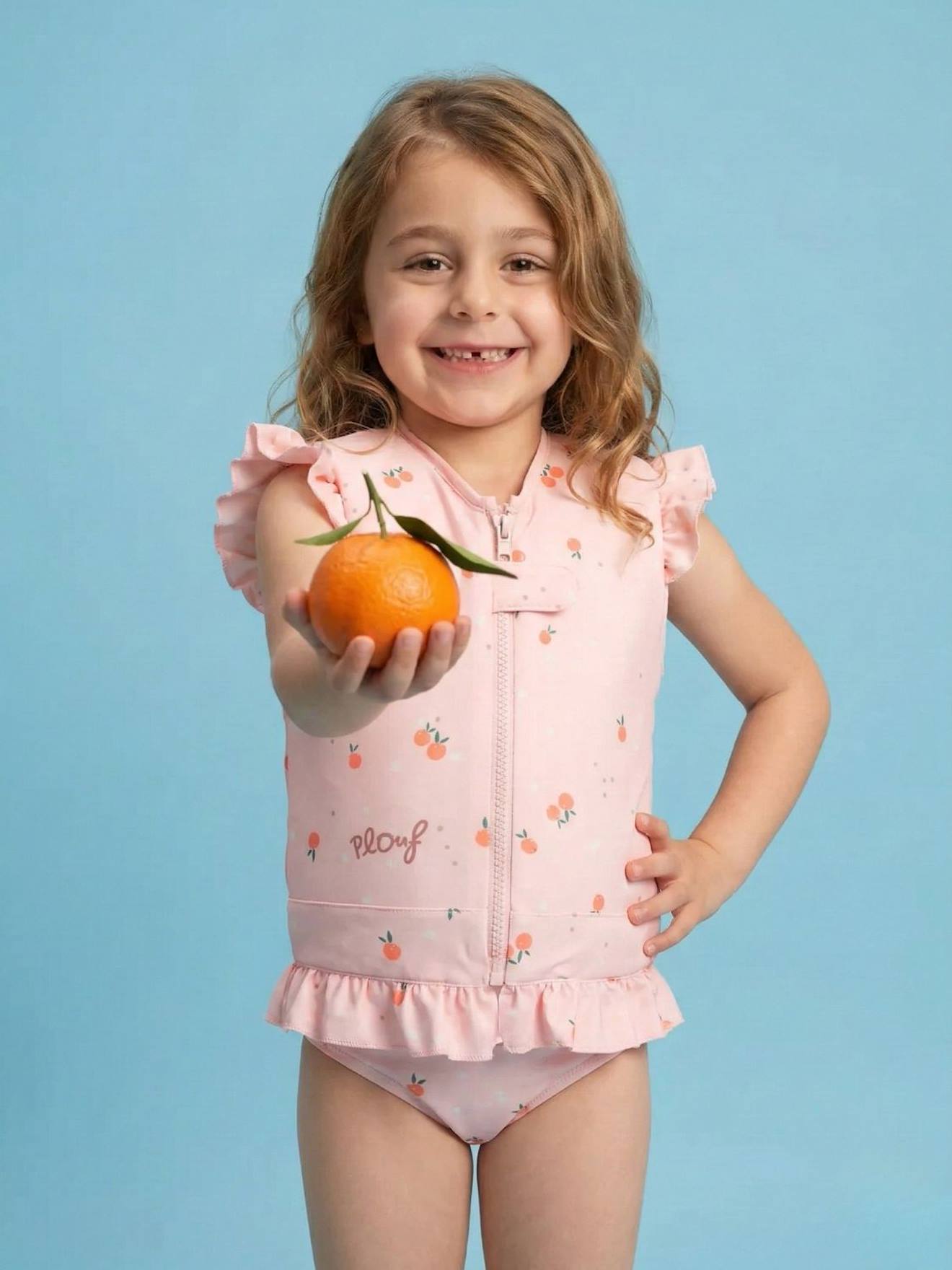Maillot De Bain Flottant : Clémentines Rose Nude