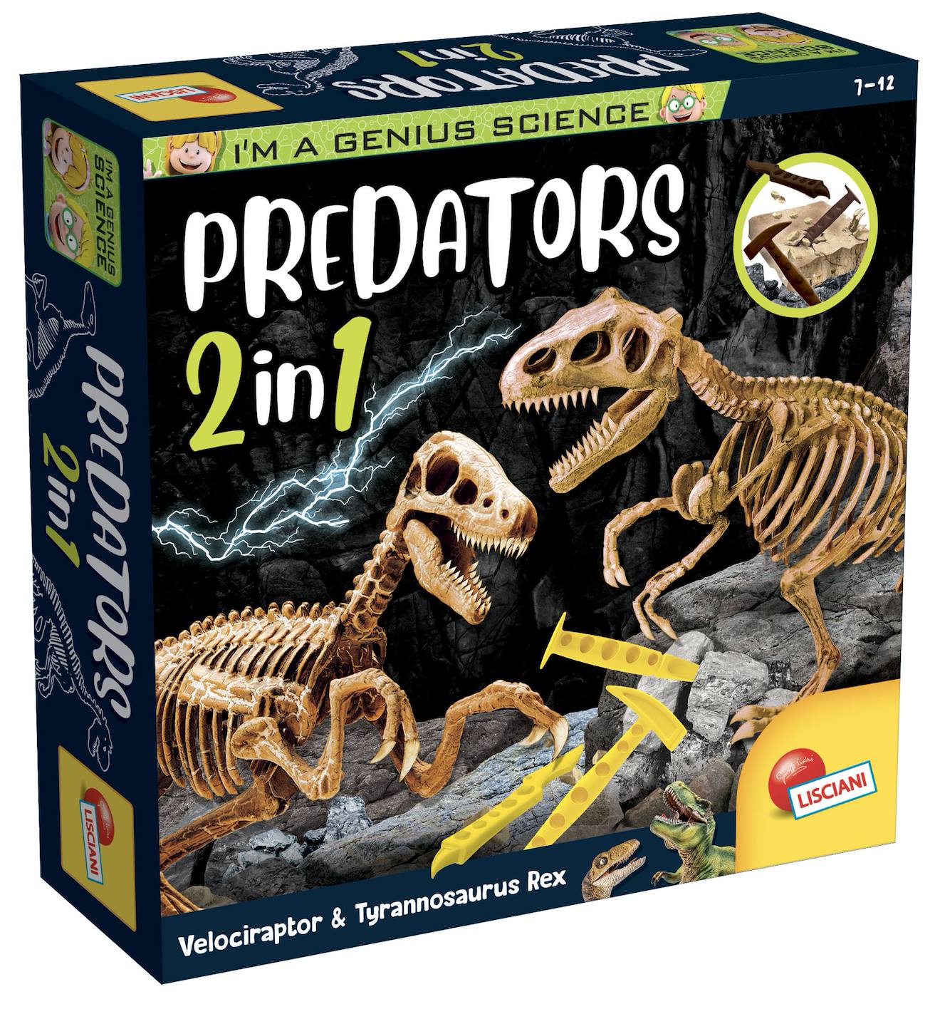 Kit De Fouille Pour Squelettes, I'm A Genius, Predators 2 En 1, Pour Enfants Multicolore
