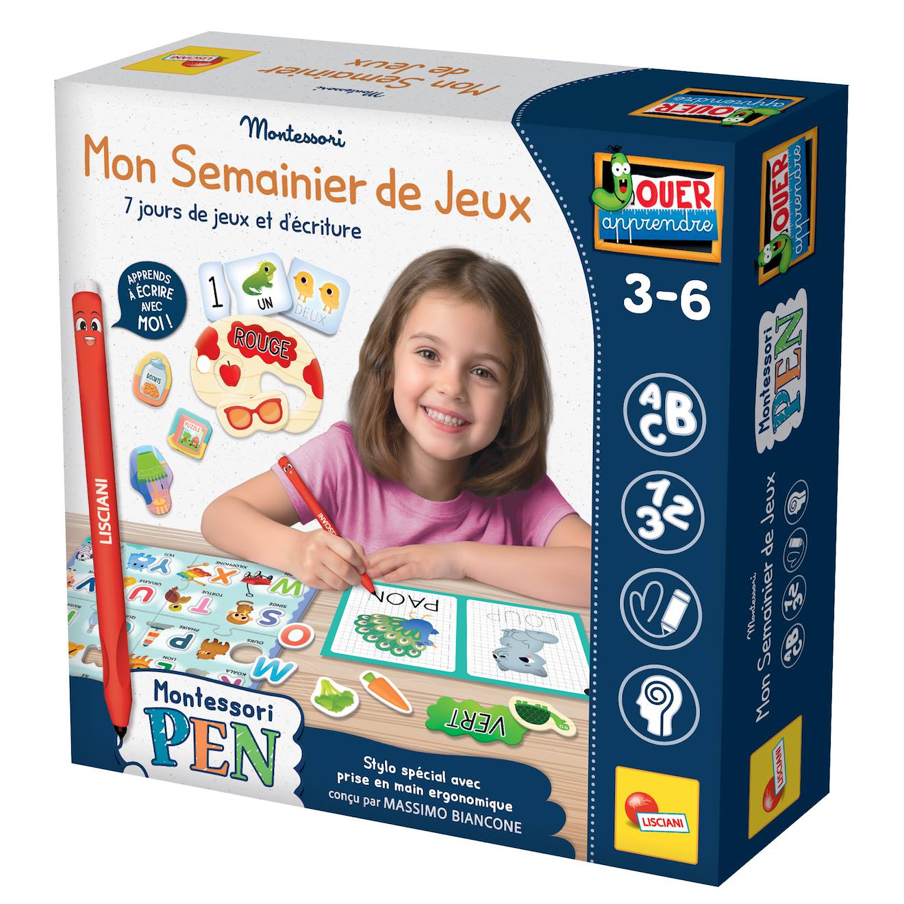 Montessori Pen Mon Semainier - Jeu Interactif Jours Et Semaines Multicolore