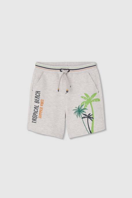 Garçon-Short garçon en maille  avec palmiers