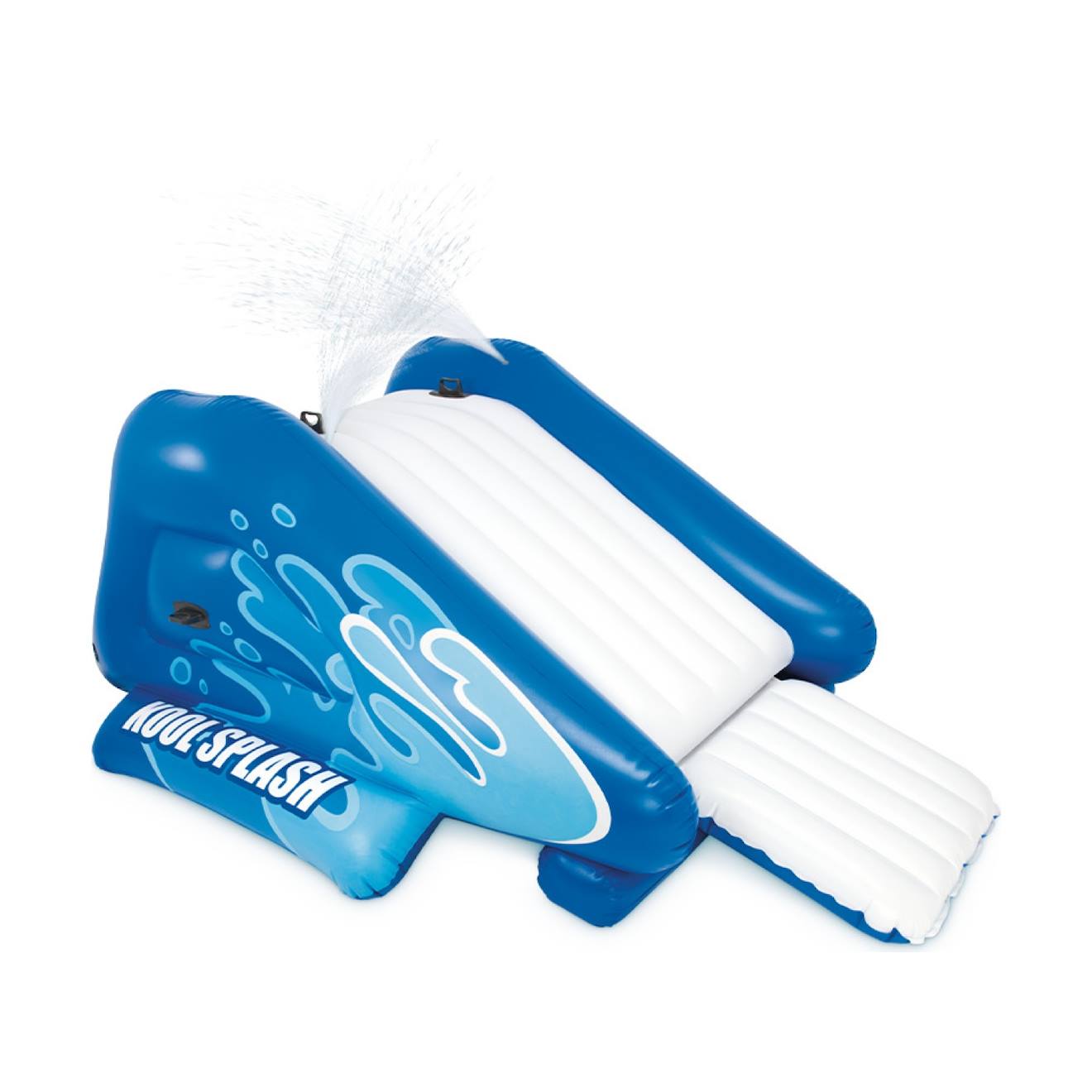 Toboggan Gonflable Bleu Et Blanc