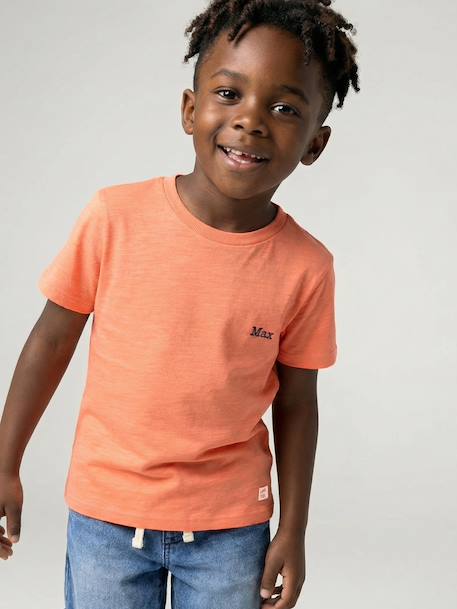 T-shirt garçon personnalisable manches courtes  - vertbaudet enfant