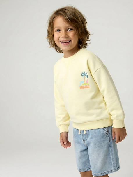 Sweat col rond manches longues  - vertbaudet enfant