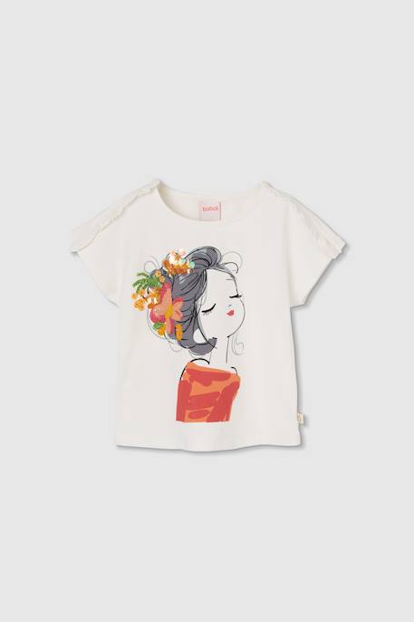 Fille-T-shirt fille  en maille