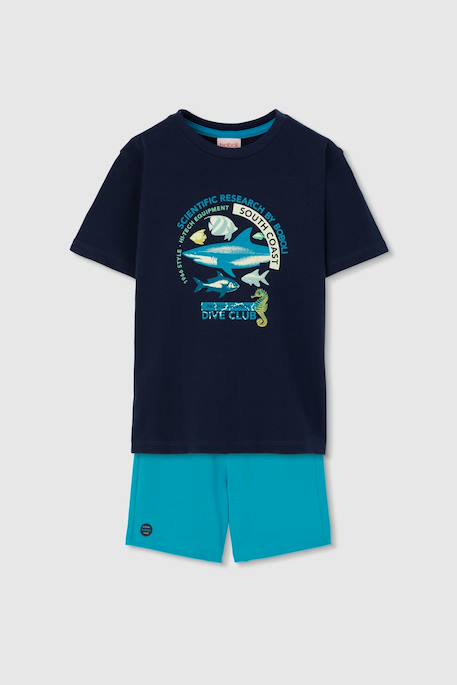 Garçon-Ensemble-Ensemble enfant imprimé requin