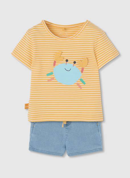 Bébé-Ensemble bébé t-shirt et pantalon en coton