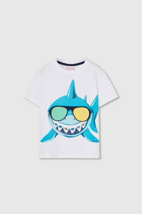 T-shirt enfant coton  requin  - vertbaudet enfant