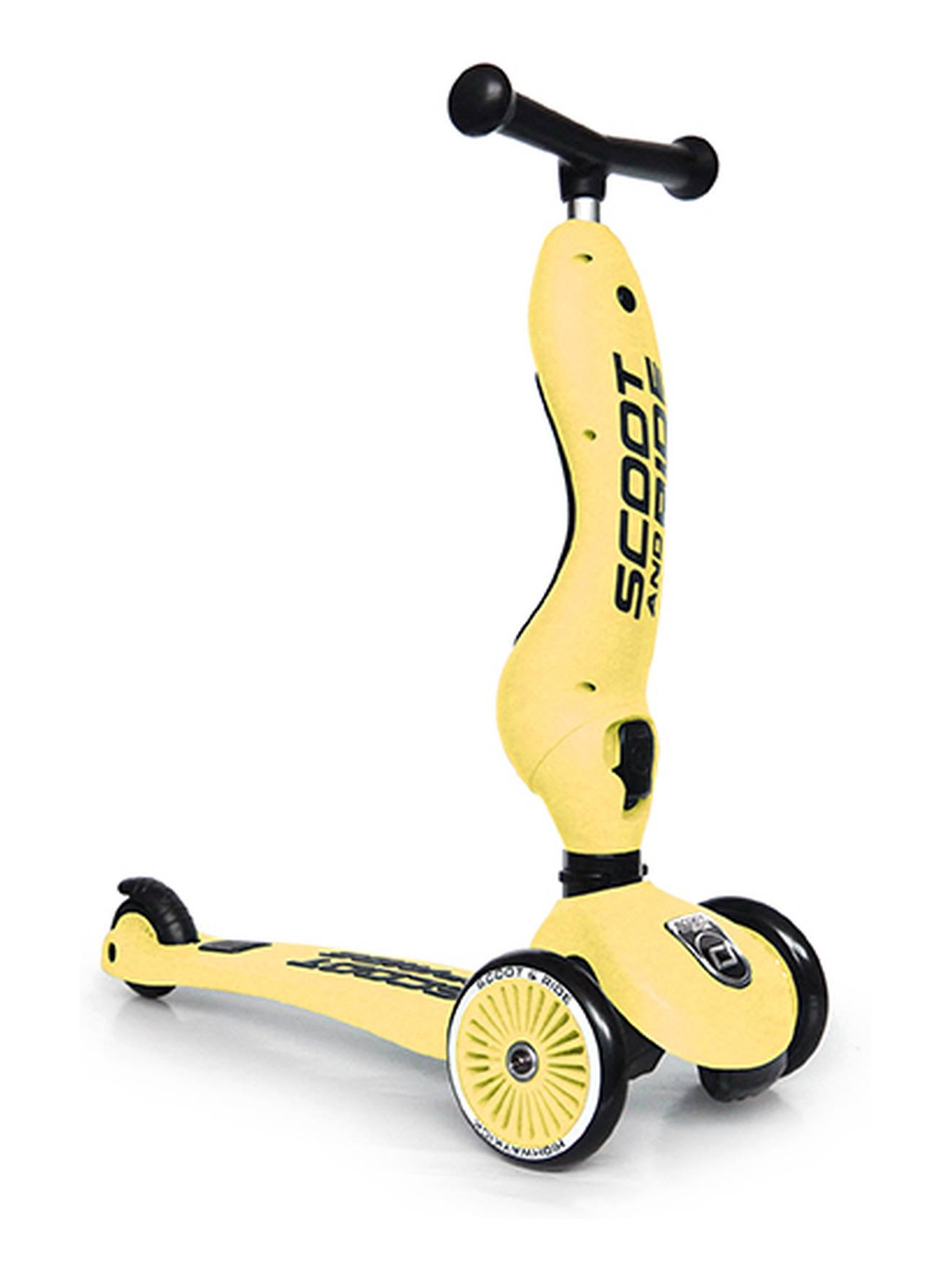 Trottinette Evolutive Enfant Highwaykick Jaune Citron (Scoot And Ride) - Image 2