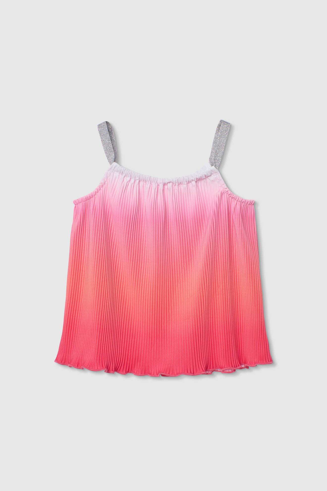 Débardeur En Mousseline Fille Rose