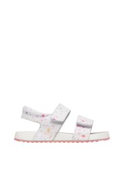Sandales en cuir avec imprimé papillons salny.  - vertbaudet enfant