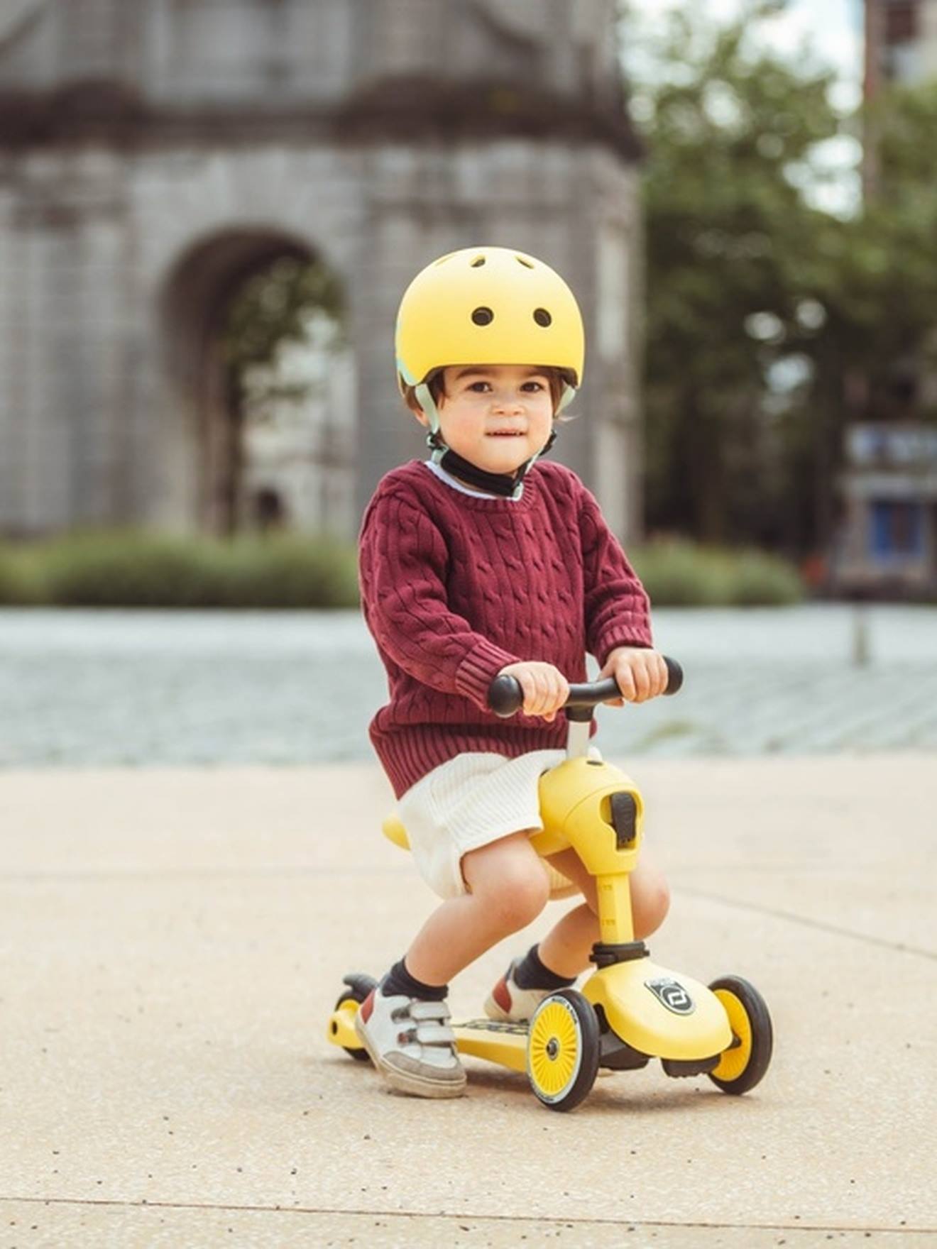 Trottinette Evolutive Enfant Highwaykick Jaune Citron (Scoot And Ride) - Couverture