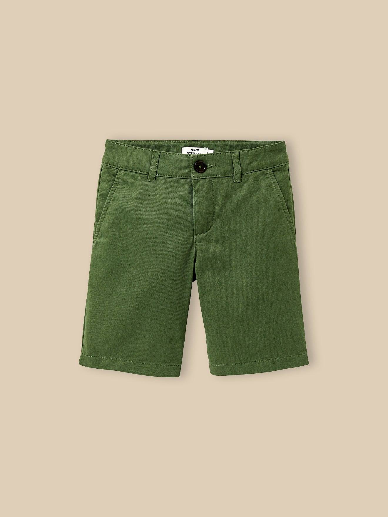 Bermuda Chino Garçon Army