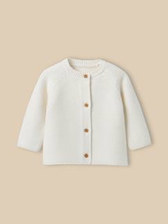 Cardigan en coton biologique et laine bébé  - vertbaudet enfant