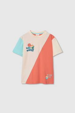 T-shirt enfant coton color block  - vertbaudet enfant