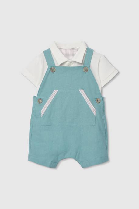 Bébé-Ensemble-Ensemble bébé polo et salopette