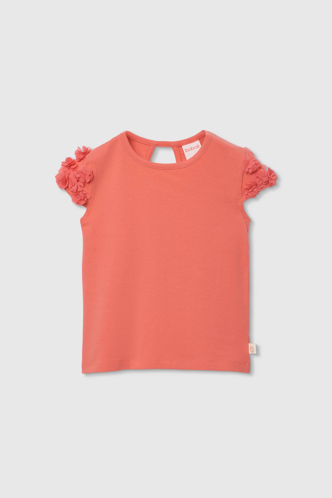 T-shirt Fille Coton Rose