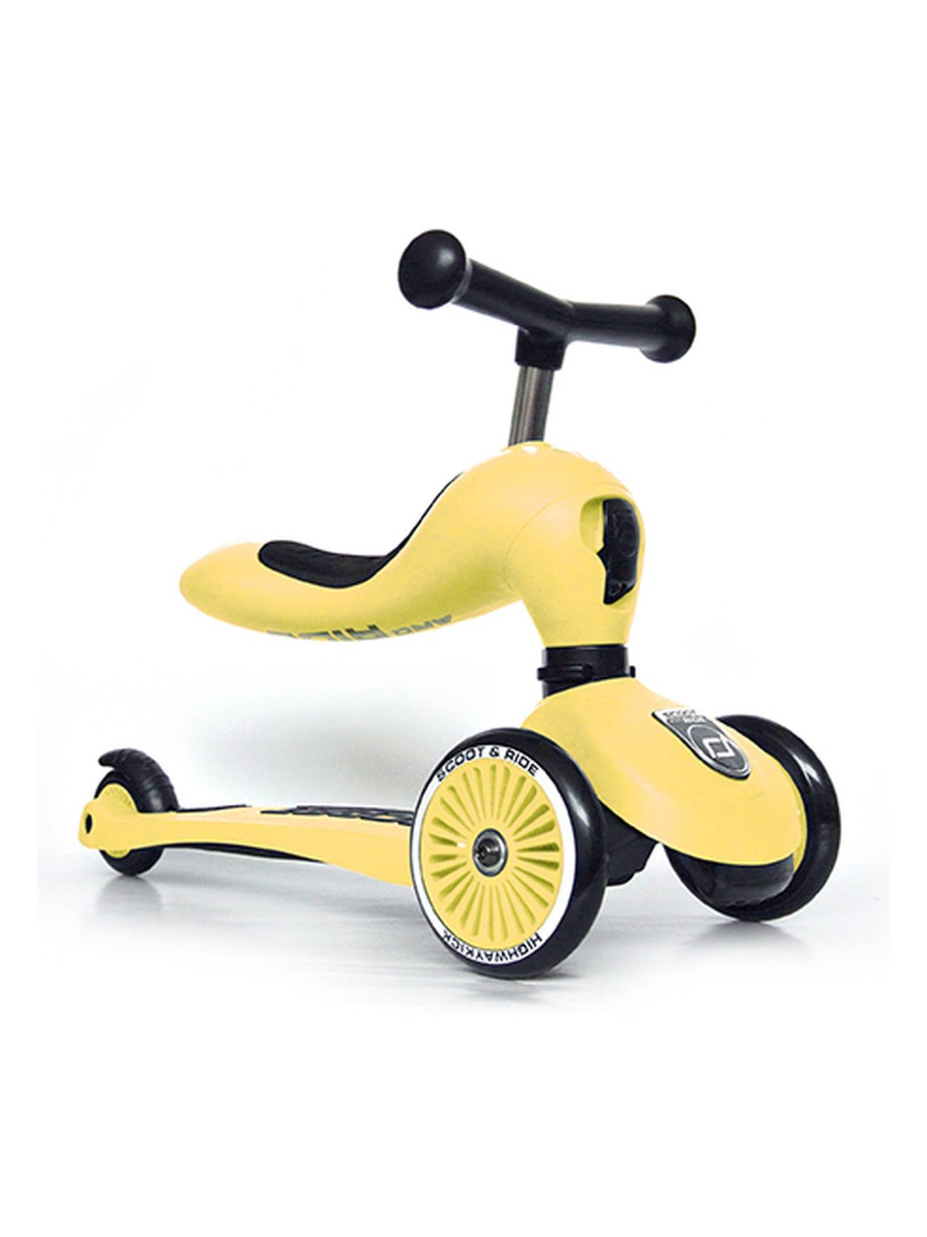 Trottinette Evolutive Enfant Highwaykick Jaune Citron (Scoot And Ride) - Image 1