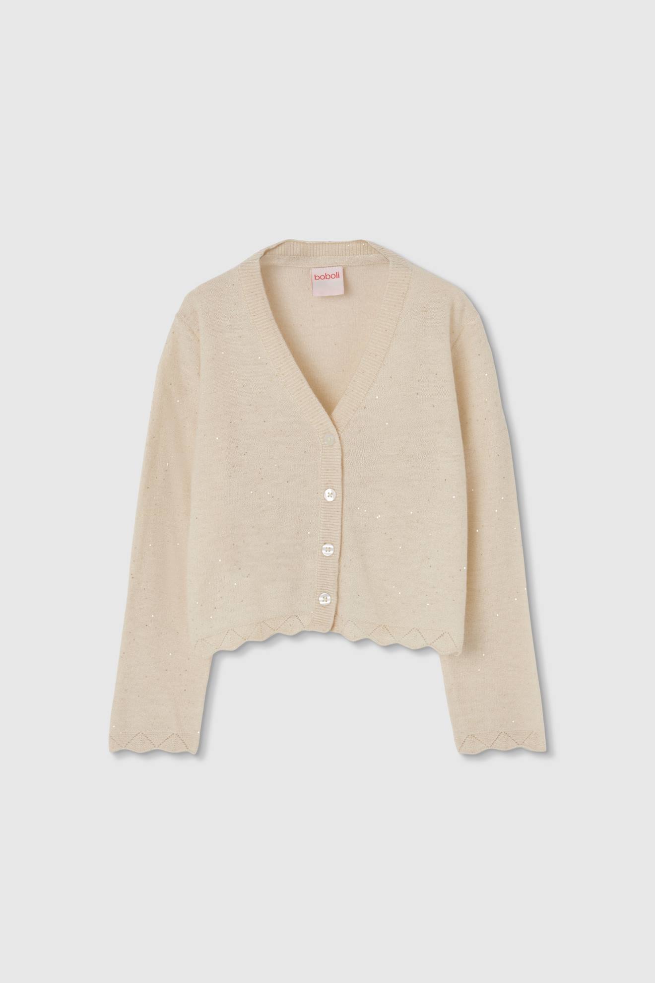 Gilet En Coton Fille Blanc 23 €