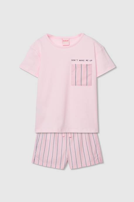 Fille-Pyjama coton rayures