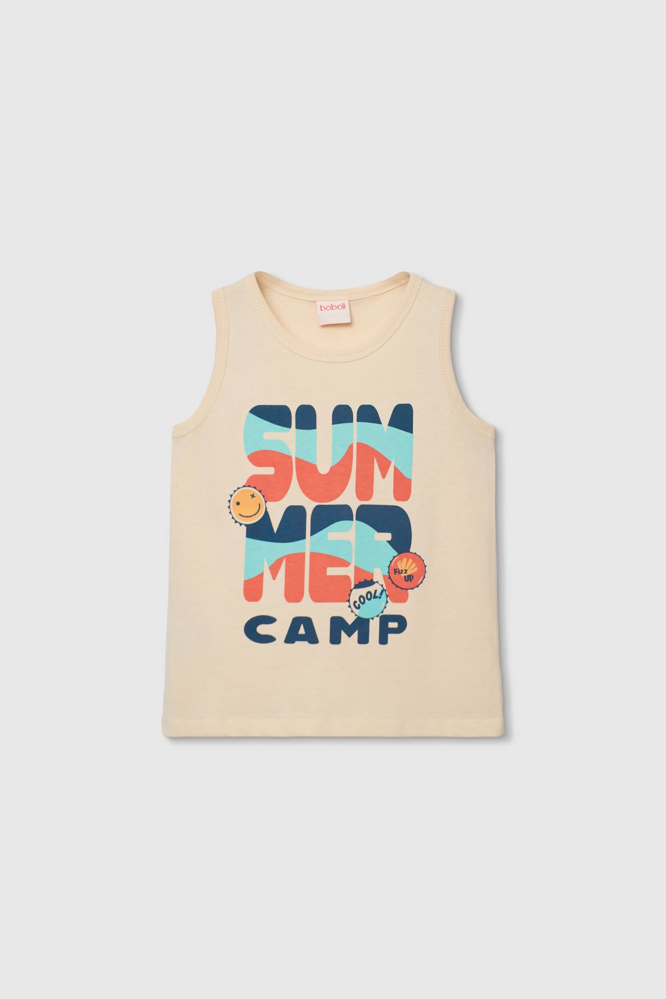 Débardeur garçon blanc