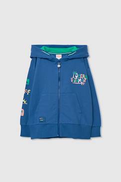 Sweat zippé enfant capuche coton  - vertbaudet enfant