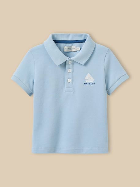 Bébé-Polo maille piquée bébé - coton biologique