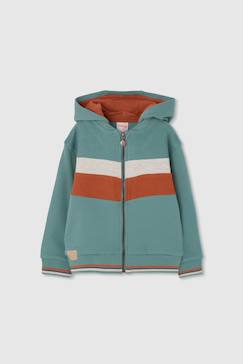 Sweat zippé à capuche enfant  - vertbaudet enfant