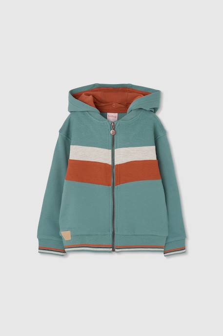 Garçon-Sweat zippé à capuche enfant