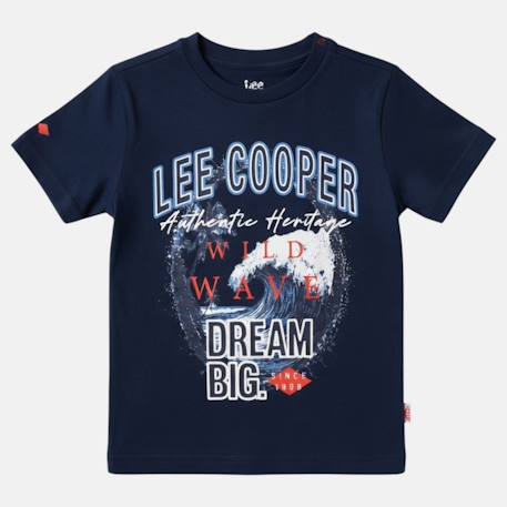 T-shirt manches courtes garçon avec imprimé Blanc+Bleu+Gris+Marine 18 - vertbaudet enfant 