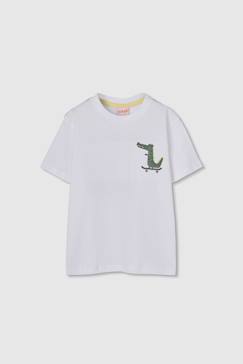 T-shirt enfant coton  crocodile  - vertbaudet enfant