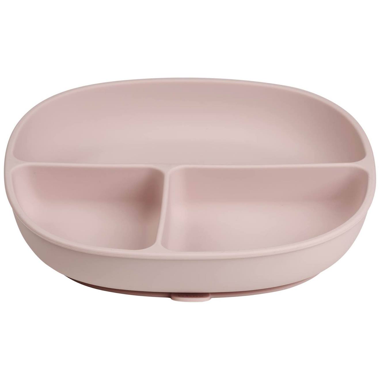 Assiette Bébé Silicone Ventouse Avec Couvercle Rose (B.BOX) - Image 2