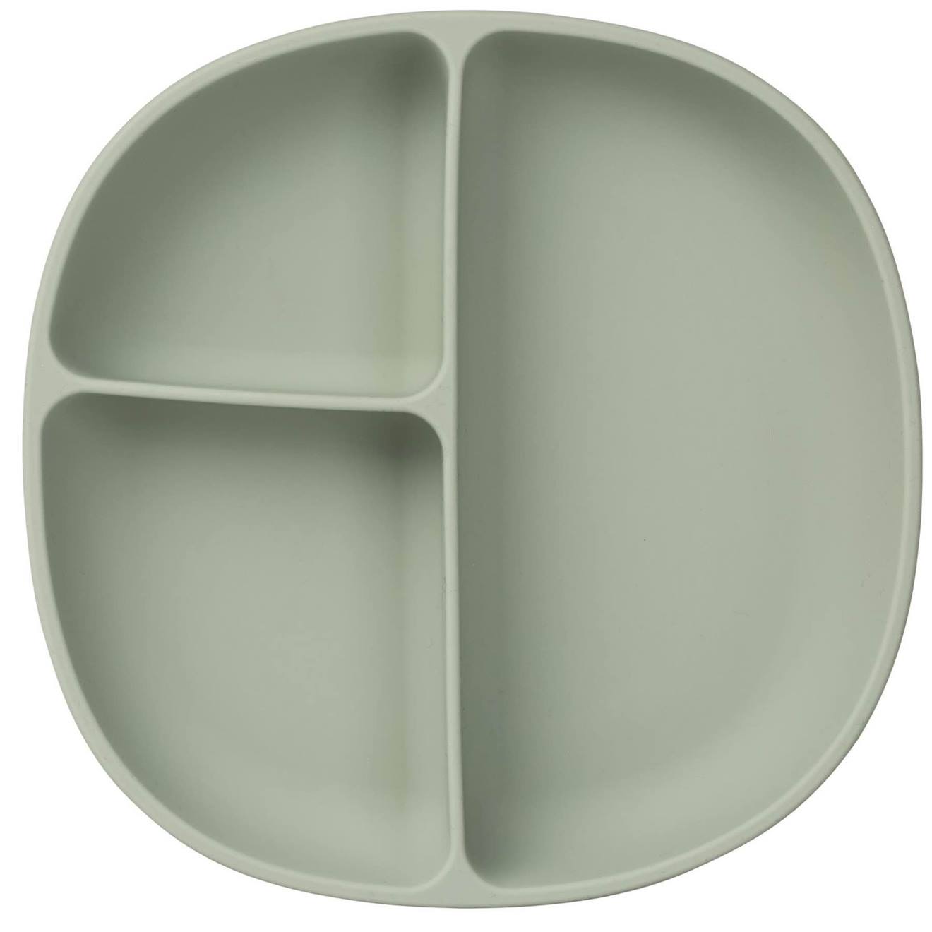 Assiette Bébé Silicone Ventouse Avec Couvercle Vert (B.BOX) - Image 2