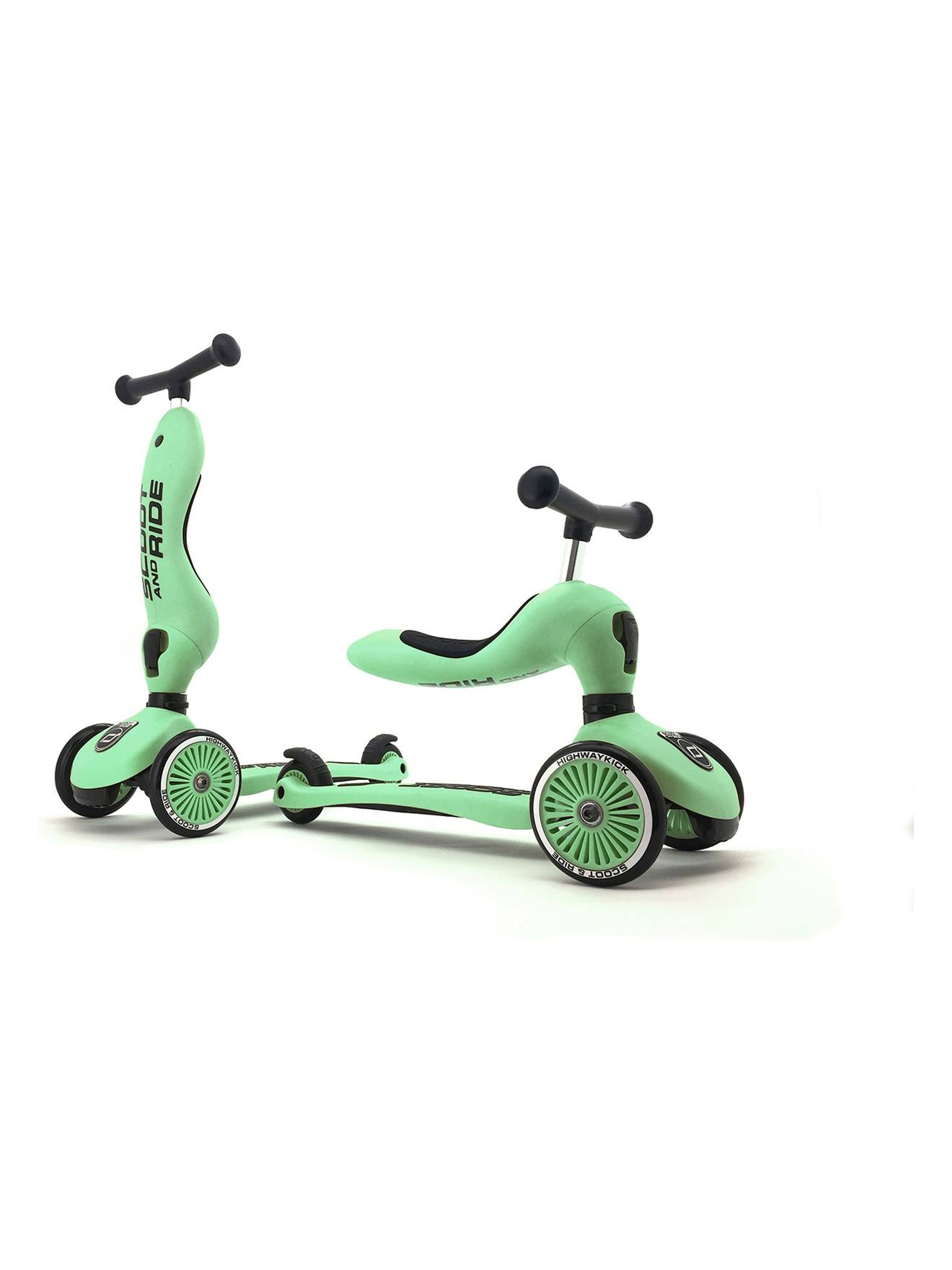 Trottinette Evolutive Enfant Highwaykick Dès 1 An Vert Kiwi (Scoot And Ride) - Image 1