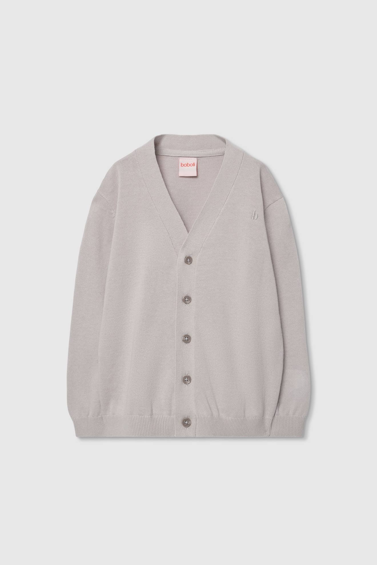 Cardigan À Boutons Marron