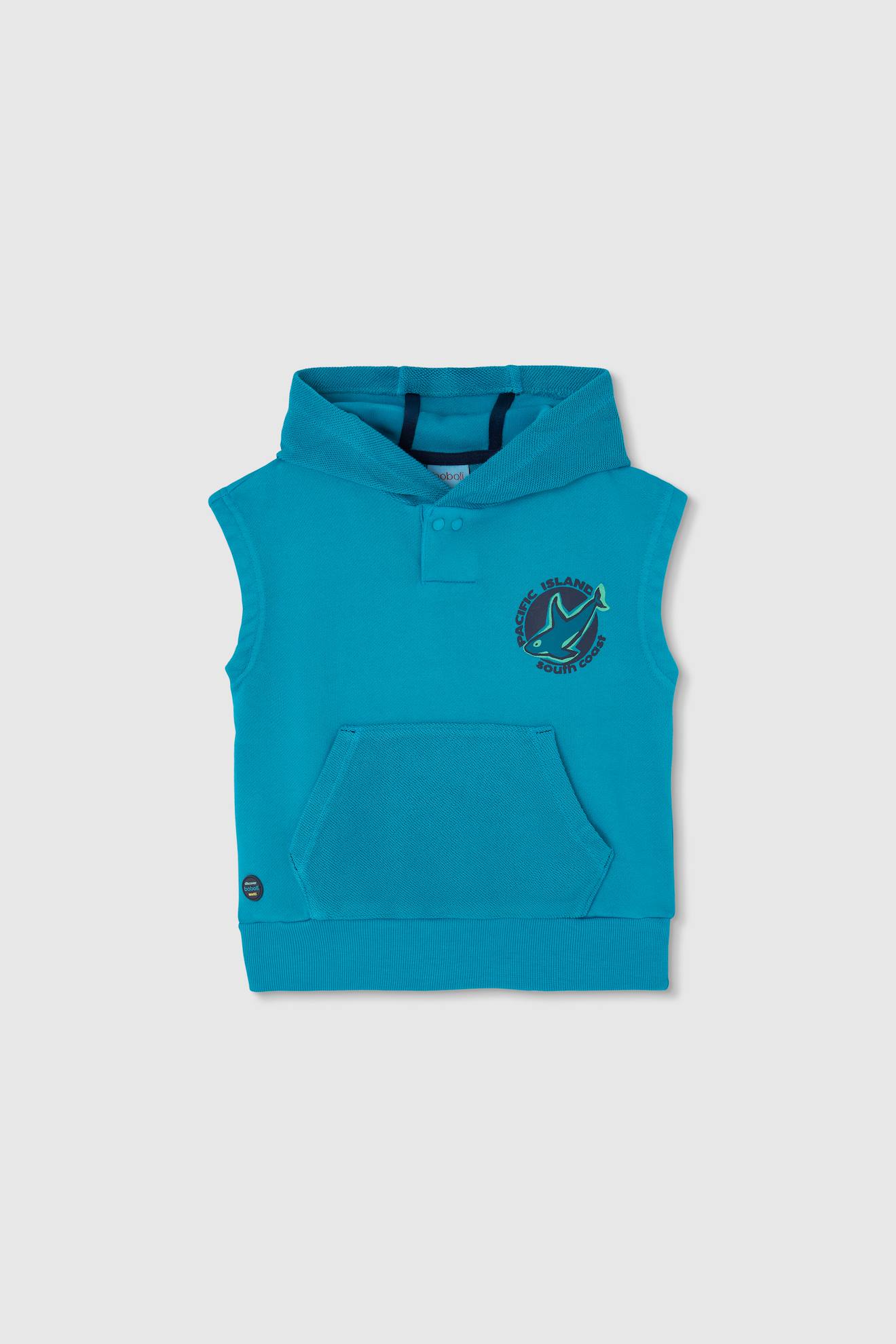Sweat Sans Manche Garçon Vert