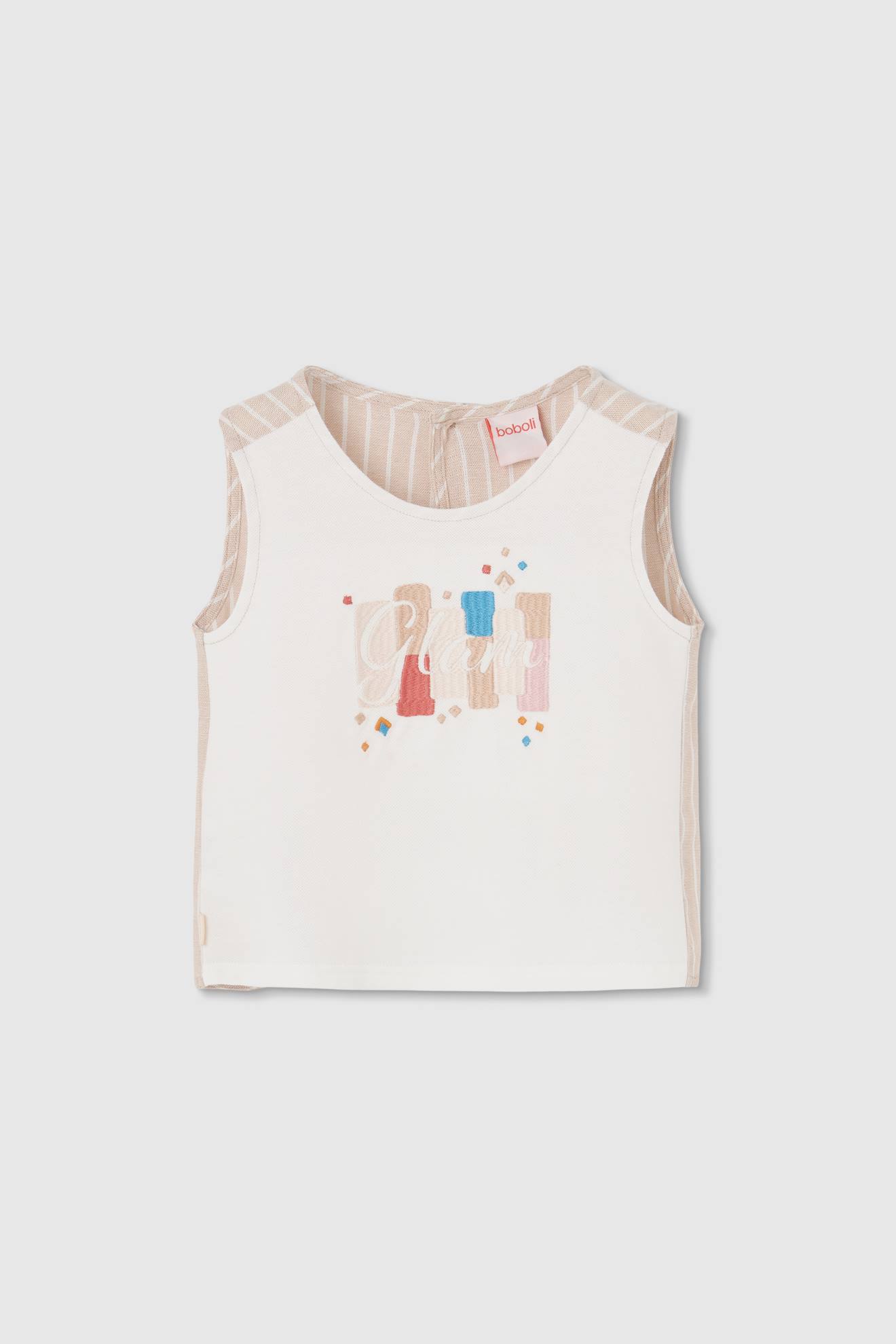 Dbardeur Fille En Coton Blanc 18 €