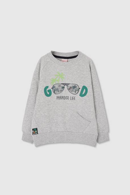 Garçon-Sweat-shirt en molleton garçon