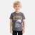 T-shirt manches courtes garçon avec imprimé Blanc+Bleu+Gris+Marine 11 - vertbaudet enfant 