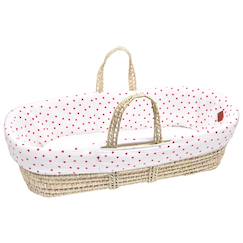 Couffin bébé avec matelas habillage et drap housse lovio  - vertbaudet enfant
