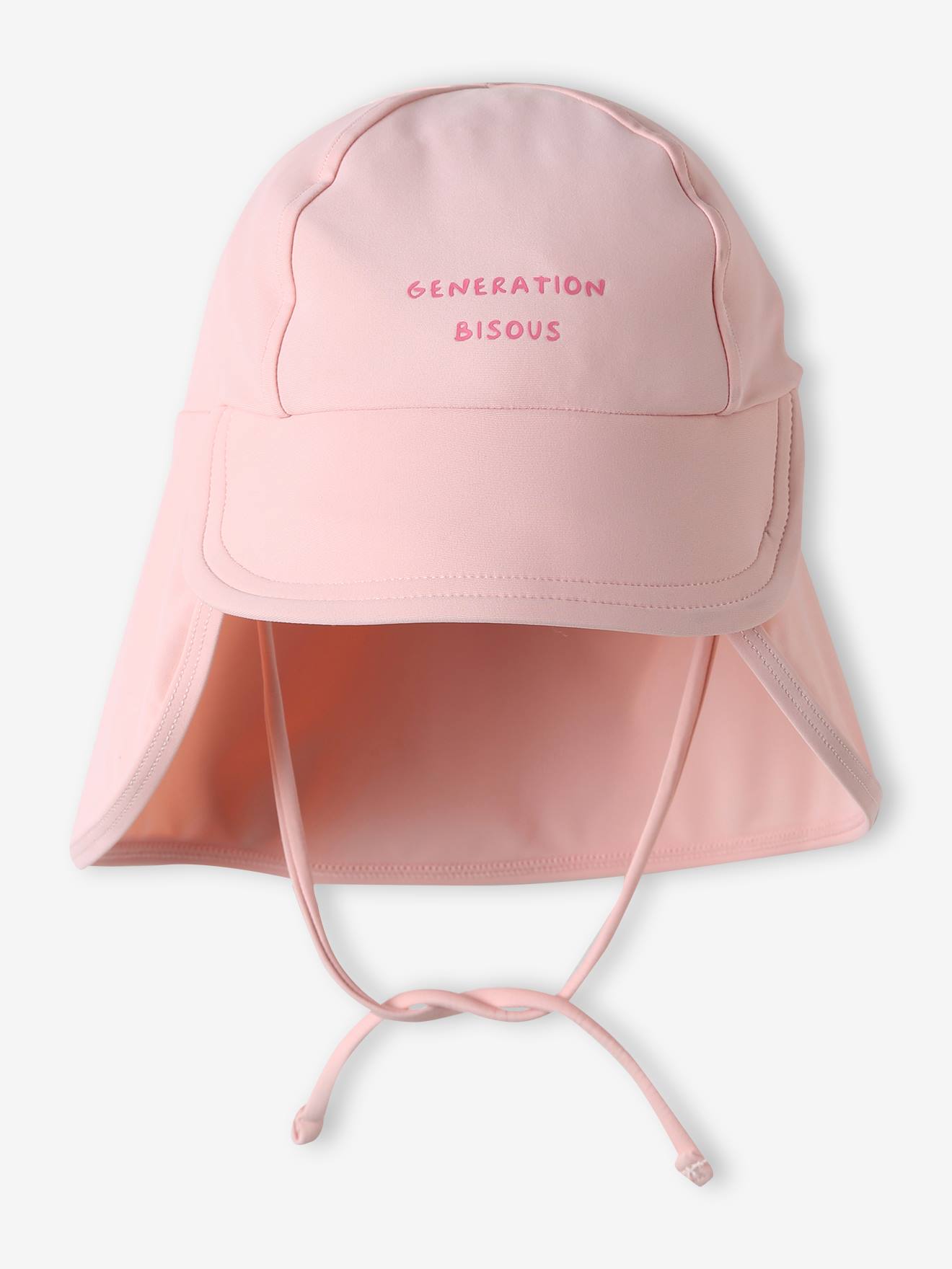 Casquette bébé fille anti UV rose