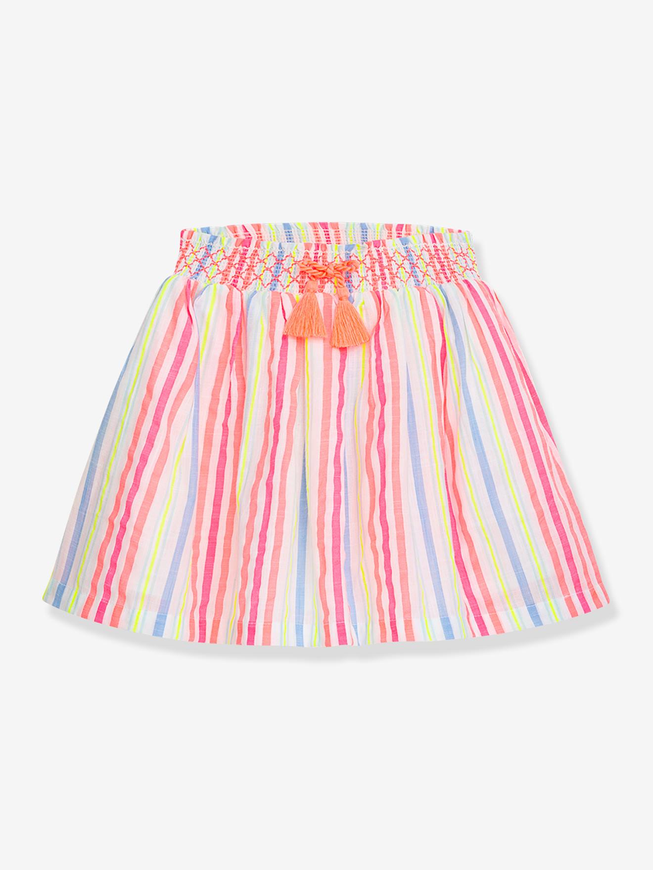 Jupe dt fille rayures multicolores et pompons DANAMADE multicolore 35$