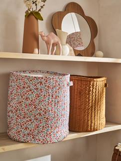 Linge de maison et décoration-Lot 2 paniers RETRO FLOWER