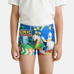 Boxer de bain enfant à motif sonic  - vertbaudet enfant